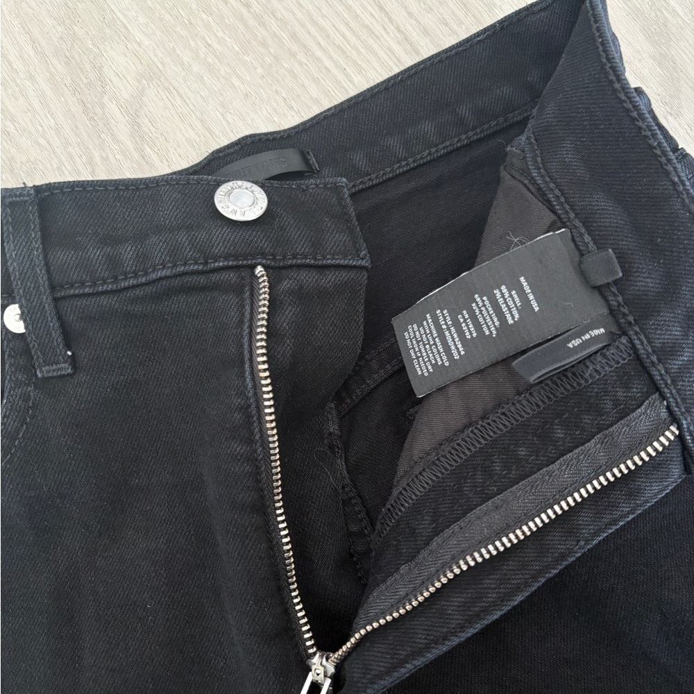 Helmut Lang Cut Out Black Denim Jeans - Picture 13 of 15